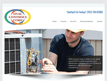 Tablet Screenshot of hvaccontrolscorp.com